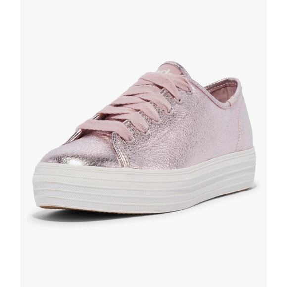 KEDS women's Triple kick leather sneaker size 8 - Picture 1 of 4